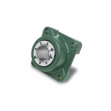 Dodge Industrial Imperial Flange Mount Roller Bearing Unit, 1-11/16 in Bore, 3.89 in L Center-to-Center 069700